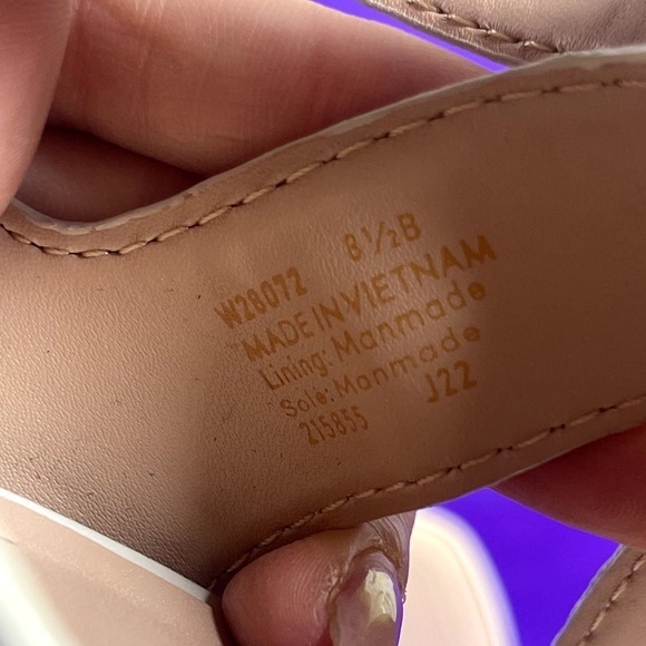 Cole Haan Women's Reina City Sandals Block Heel Strappy Ivory Shoe Size 8.5-NEW - Picture 10 of 10